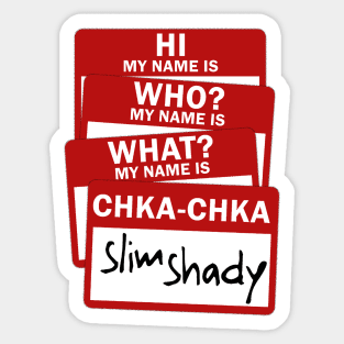 Hi My Name Is... Sticker